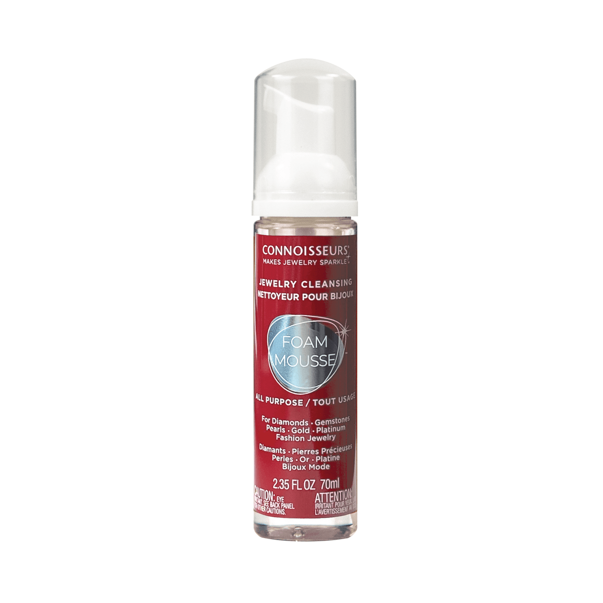Premium Jewelry Cleansing Foam - Front view