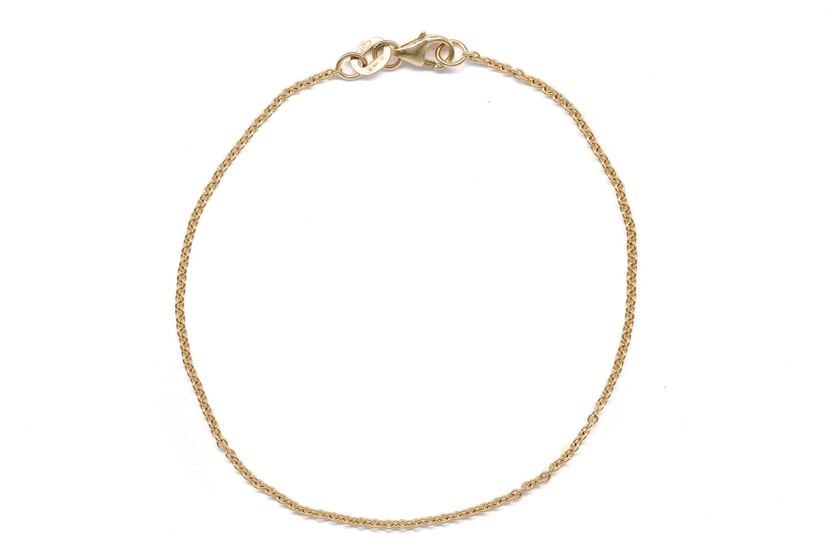 Gold Rolo Bracelet (1.30 mm)