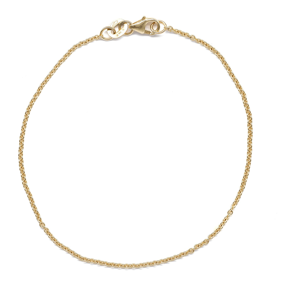Gold Rolo Bracelet (1.30 mm)